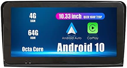 10.33 QLED / IPS 1600X720 CarPlay & amp; Android Auto Android Autoradio auto navigacija Stereo multimedijalni