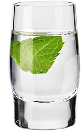 Shot Glass-Liquor Glasse - Set od 6 čaša - kristalno staklo-1.7 oz. - Koristi ga za-Liquor-Whisky-Vodka-Srdačan-veoma