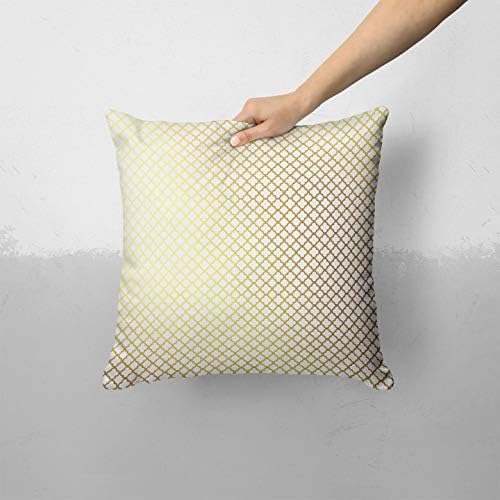 Iirov Zlatni mikro morokanski uzorak - prilagođeni ukrasni kućni dekor unutarnji ili vanjski jastuk za bacanje