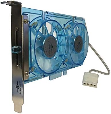 Vantec SP-FC70-BL sistemska ventilatorska kartica sa dvostrukim podesivim 70mm UV LED ventilatorima