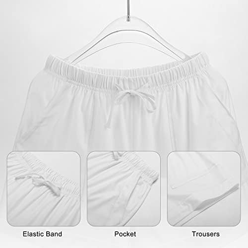 Američka zastava Ženske kratke hlače High Squik Print Casual Short Halts Plaža Trčalice s džepovima