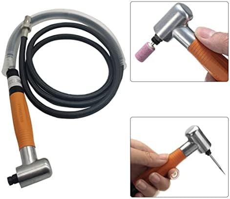 Eaarliyam pneumatska mikro brusilica ugao zraka 90 stepeni 3mm olovka alat za poliranje Pribor Kit narandžasti električni alati