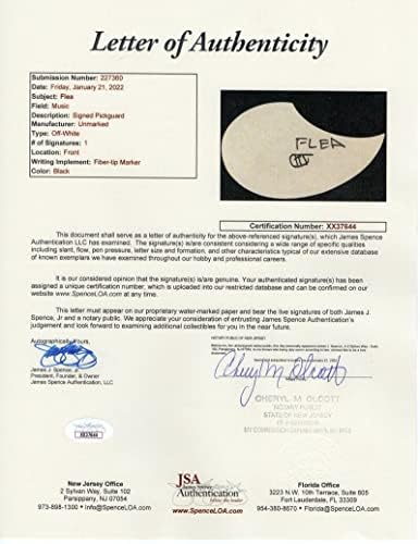 FLEA potpisan autogram pune veličine akustična gitara W/ James SPENCE AUTHENTICATION JSA COA