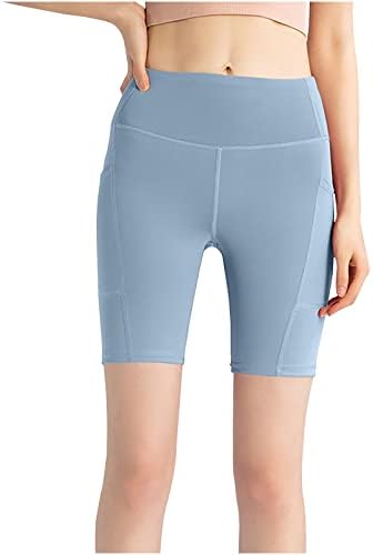 Ljetne joge kratke hlače za žene Bešavne treninge Gym Shorts High Struk Atletski biciklističke kratke hlače Tummy Control Shorts
