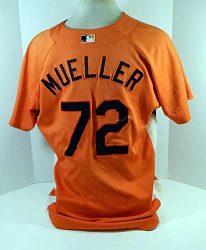 2007-08 Baltimore Oriole Scott Mueller 72 Igra Polovna narančasta dres BP ST 997 - Igra Polovni