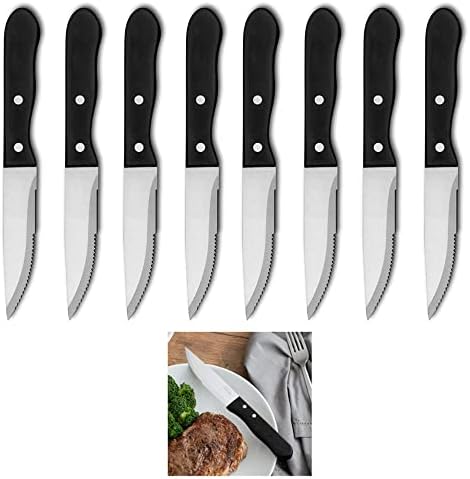 8 kom Set noževi za odreske od nerđajućeg čelika nazubljeni profesionalni kuhinjski nož Sharp