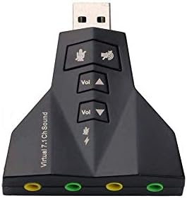 Eksterni USB 3D zvučne kartice audio Dual Virtual 7.1 USB 2.0 Adapter Plug & amp; Igrati za Laptop PC kreativni i izuzetne izrade Fashion Professionals