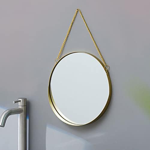 FOMIYES Zlatni dekor Zlatni dekor Zlatni dekor Vintage ogledala ogledalo bez šminke ogledalo dekorativno okruglo