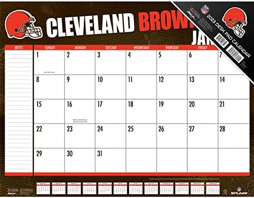 Turner Sports Cleveland Browns 2023 22x17 Desk kalendar, Multi