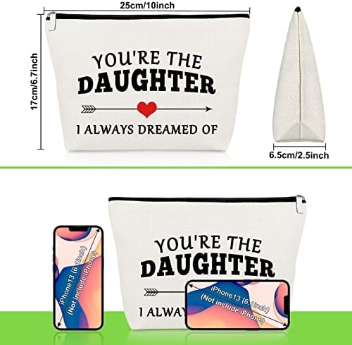 GEVODY kćeri rođendanski poklon od mame tata šminka vrećice za inspirativne poklone za kćerke djevojke