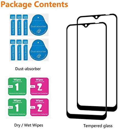 [2-Pack] Sinwere kompatibilan za LG K51 / LG Q51 [puna pokrivenost] kaljeno staklo Zaštita ekrana, Zaštita ekrana protiv ogrebotina bez mjehurića