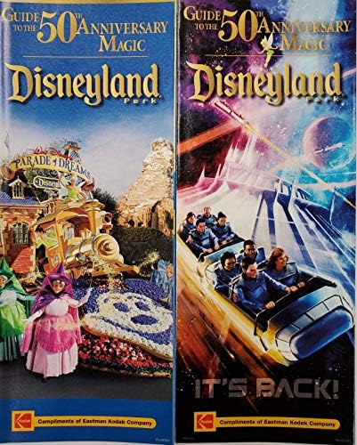 Disneyland Park Set od 8 turističkih vodiča sa ukletim Ljetnikovcima Star Tours Mickey Minnie zajedno PMA50