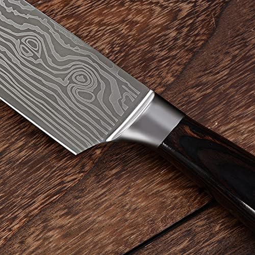 Kuhinjski nož JINGYI 7 inča, Azijski nož japanski kuharski nož od njemačkog Visokougljičnog nehrđajućeg