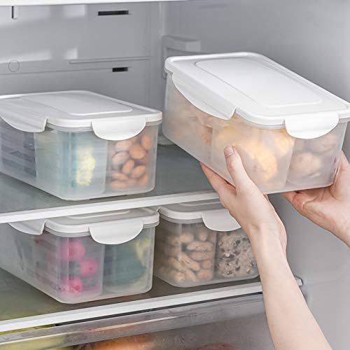 Cabilock kontejneri za skladištenje hrane plastična kutija za skladištenje sa poklopcima suvi kontejneri za slaganje frižider Organizator za šećer Snack frižider kanta za odlaganje jaja