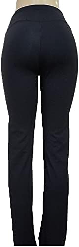 Uniqgarb Tummy Control visoki kompresion Yoga Boot Seight hlače 29 - 39 visoki ug 17 ~
