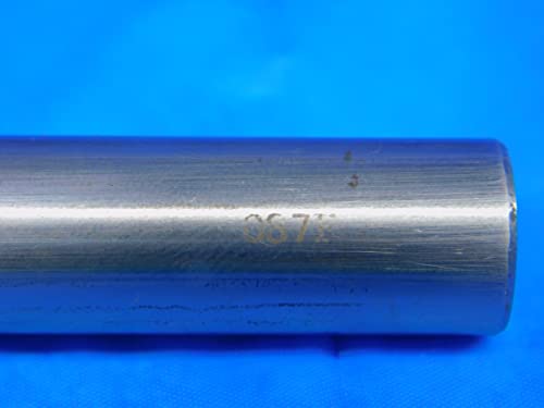6800 O. D. HSS Carbide Tipped Chucking Reamer 9/16 Shank 6 flauta 9 OAL 11/16-AR6366AE2