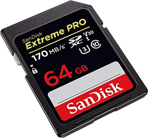 SanDisk 64GB SDXC SD Extreme Pro paketni paket memorijske kartice sa Nikonom D3500, D7500, D5600