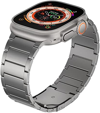 Ultra Titanium bend 49mm Kompatibilan sa Apple Watch Ultra Metal Band - Titanium metalna narukvica