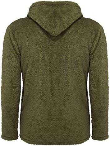 XXBR fleece kardigani za muške, jesen muški modni otvoreni prednji dugi rukav lepršavi džemper casual nejasan kardigan kaput