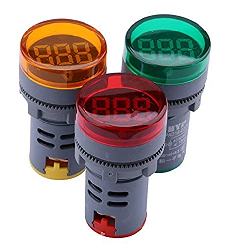 BCMCBV LED displej Digitalni mini voltmetar AC 80-500V mjerač napona mjerača za ispitivanje volt Volt Ploča za lagano ploče