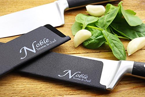 Noble Home & amp; Chef 2-dijelni univerzalni štitnici za noževe su obloženi filcom, izdržljiviji, ne-BPA, nježni prema oštricama, a dugotrajni poklopci za noževe su netoksični i otporni na habanje!
