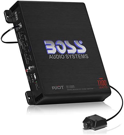 Boss audio sustavi R1100m Riot serija AUDIO AUDIOOFER pojačalo - 1100 visoki izlaz, monoblok, klasa A / B,