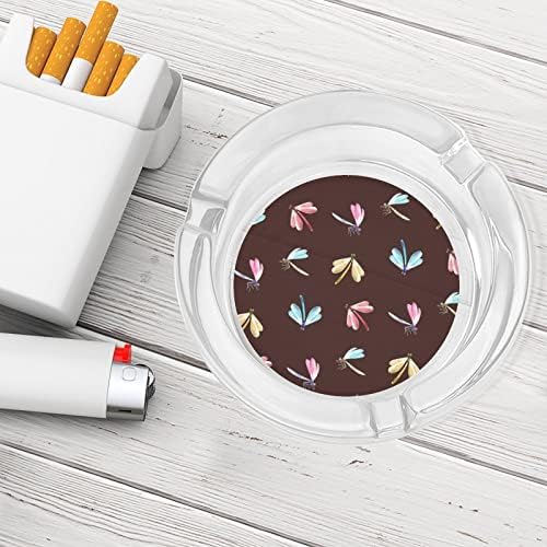 Akvarel slatko leteći zmajsko staklo pušenje pepeljara cigareta cigara okrugla pepela za ladicu pepela futrola