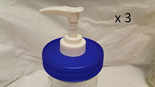 Jednostavno Domaći 1 Teal plastike poklopac & pumpa Mason Jar sapun/losion/začin/ulje/kafa okus dozator