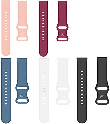 Kompatibilan za Ticwatch E3 opseg, Lamshaw Novi soft mekani silikonski sportovi za zamjenu 2021 kompatibilan je za Ticwatch E3 Smart Watch