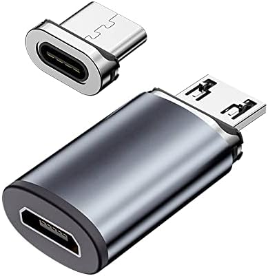 Anmone 2 u 1 micro USB do Micro USB / USB C magnetski adapter Brzo naboj OTG Converter Magnetni savjeti Konektor za Android Smartphone Tablet bežični kabel za punjač