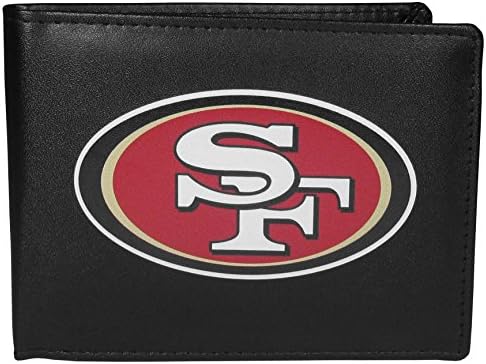 Siskiyou Sports NFL San Francisco 49ers dvoslojni novčanik & remen za ključeve, crn, jedne veličine