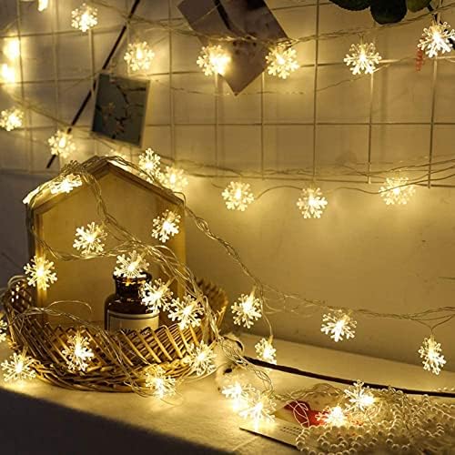 KAILEDI Božićna žičana svjetla, 19.6 ft 40 LED Vilinska svjetla vodootporna na baterije za Božić vrtna terasa
