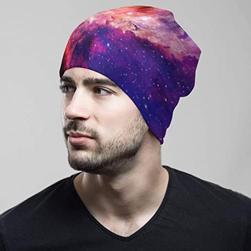 Galaksije i zvijezde Baikutouan Nebulas i zvijezde Print Beanie HATS za muškarce Žene sa dizajnom
