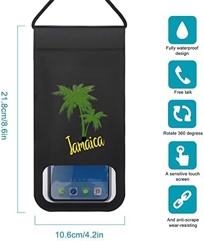 FunnyStar Palma Jamajka vodootporna torbica za telefon držač zaštitnik suha torba slučaj sa uzicom