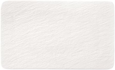 Villeroy & Boch proizvodi Rock Blanc Multifunkcionalna ploča pravokutna premium porculanska perilica posuđa Sigurna bijela