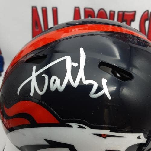 Aqib Talib autentic potpisan autogramom Mini kaciga JSA. - NFL Mini šlemovi sa autogramom