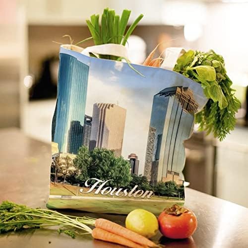 Houston višekratna torba za namirnice City Travel Platnena torba za ramena na plaži za školska