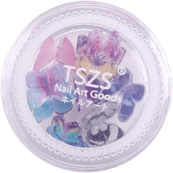 TSZS 5kom / Lot 3d japanski leptir Nail Art dekoracija šarm slatka DIY smola luk manikir Kawaii