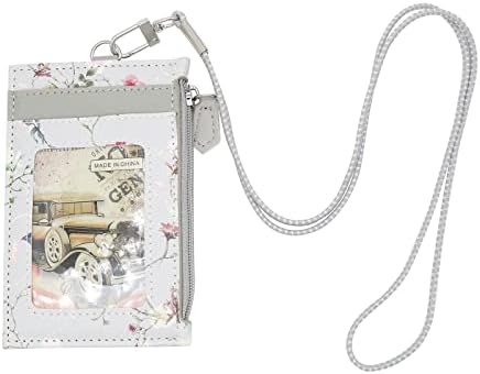 Floral Lanyard novčanik sa patentnim zatvaračem torbica, Lanyard Wallet kožna zip id torbica sa Lanyard