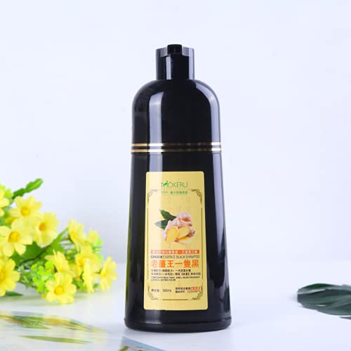 MOKERU đumbir crni šampon za kosu Magic 5 minuta prirodna crna boja za kosu komponenta zdraviji miris mirisnija