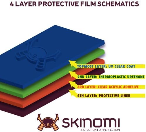 Skinomi Zlatna koža od karbonskih vlakana kompatibilna sa Kindle Fire HD 7 TechSkin sa zaštitom za ekran protiv mjehurića