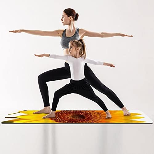 Sunflower Extra Thick Yoga Mat - ekološka neklizajuća Vježba & podloga za fitnes podloga za