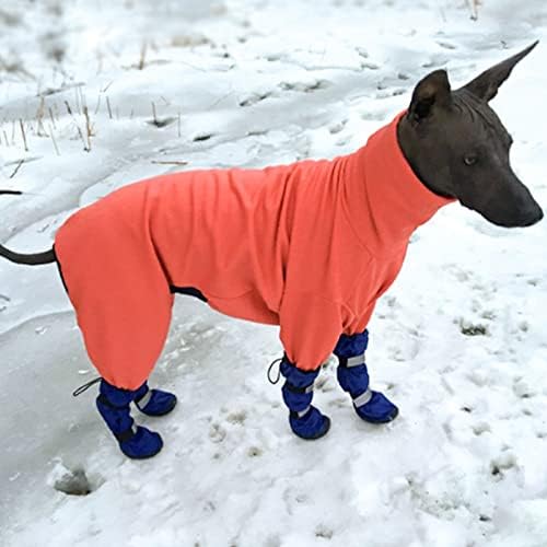 TinySiry zimske čizme sa reflektirajućim trakama, vodootporne cipele protiv klizanja za kućne ljubimce, pašne cipele za kišni dan za kišu, PET PAW zaštitnik plavi xs