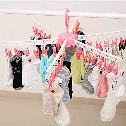 ZyHMW Clothes Airer multifunkcionalne vješalice za bebe vješalice za odjeću za odjeću Vjetrootporni donji veš stalak za sušenje dječijih čarapa posuda za sušenje XNC,Odjeća Airer