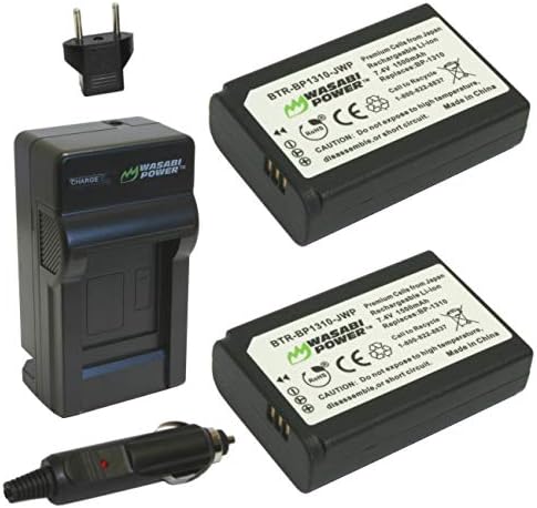 Wasabi Električna baterija i punjač za Samsung BP1310, ED-BP1310 i Samsung NX5, NX10, NX11, NX20, NX100