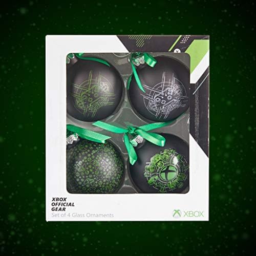 Paladone Xbox Xmas ukrasi, set 4 Xbox bauble božićne ukrase, pp6463xb