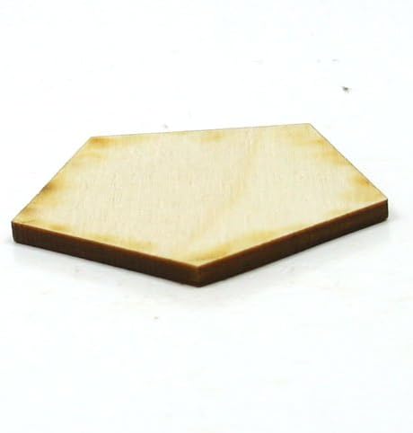 Mylittlewoodshop-Pkg od 100-Pentagon-1-1/2 inča i nedovršeno Drvo debljine 1/8 inča