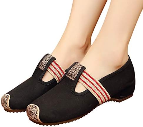 Papuče tobogani za žene ženske papuče ljetne ženske plesne cipele plitke pojedinačne cipele meke donje vezene sandale ženske sandale sa japankama ženske sandale