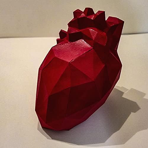 WLL-DP Heart Model Model Geometric Paper Craft DIY papir Skulptura ručno rađena origami puzzle umjetnost Kućni