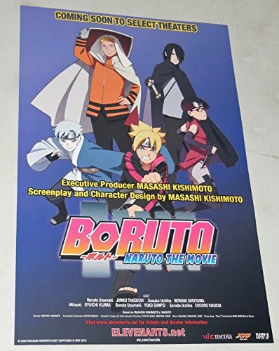Boruto: Naruto Film - 11 X17 D / S originalni promonijski poster 2015 Rijedak